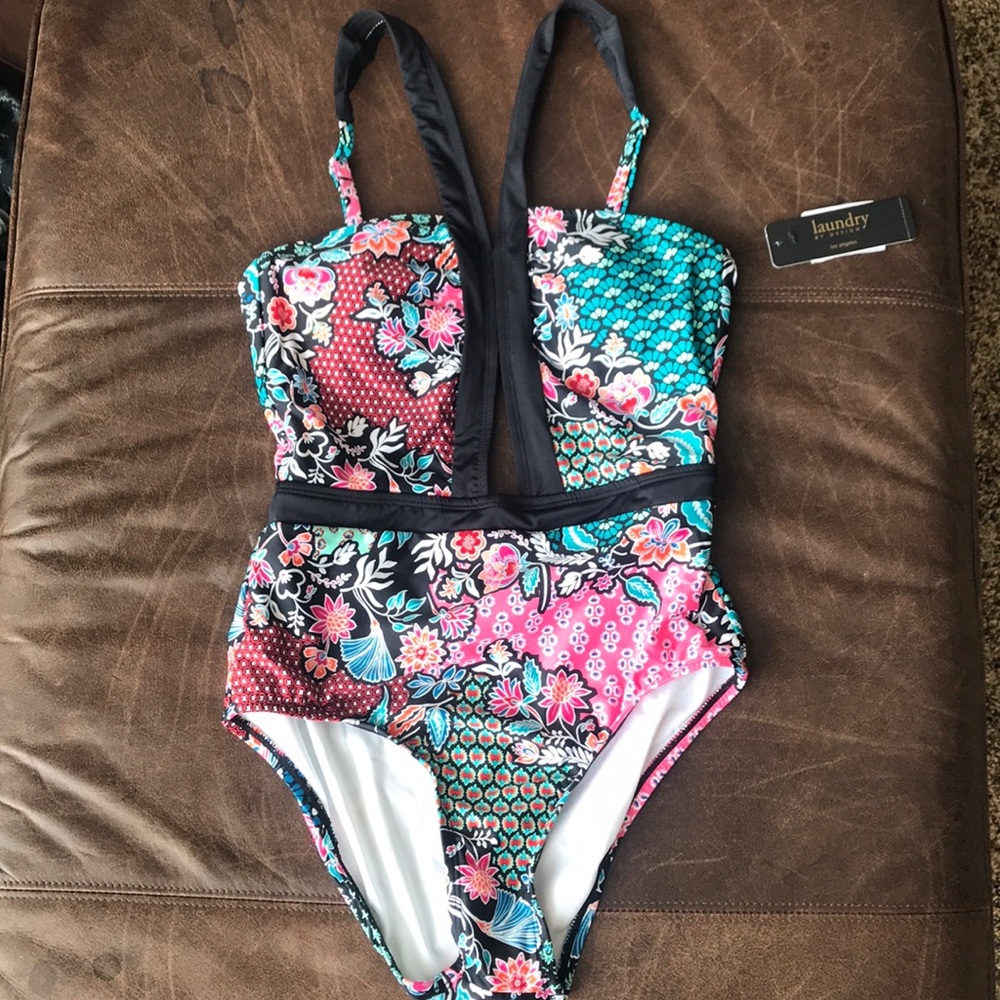 Laundry by design one piece swim suit